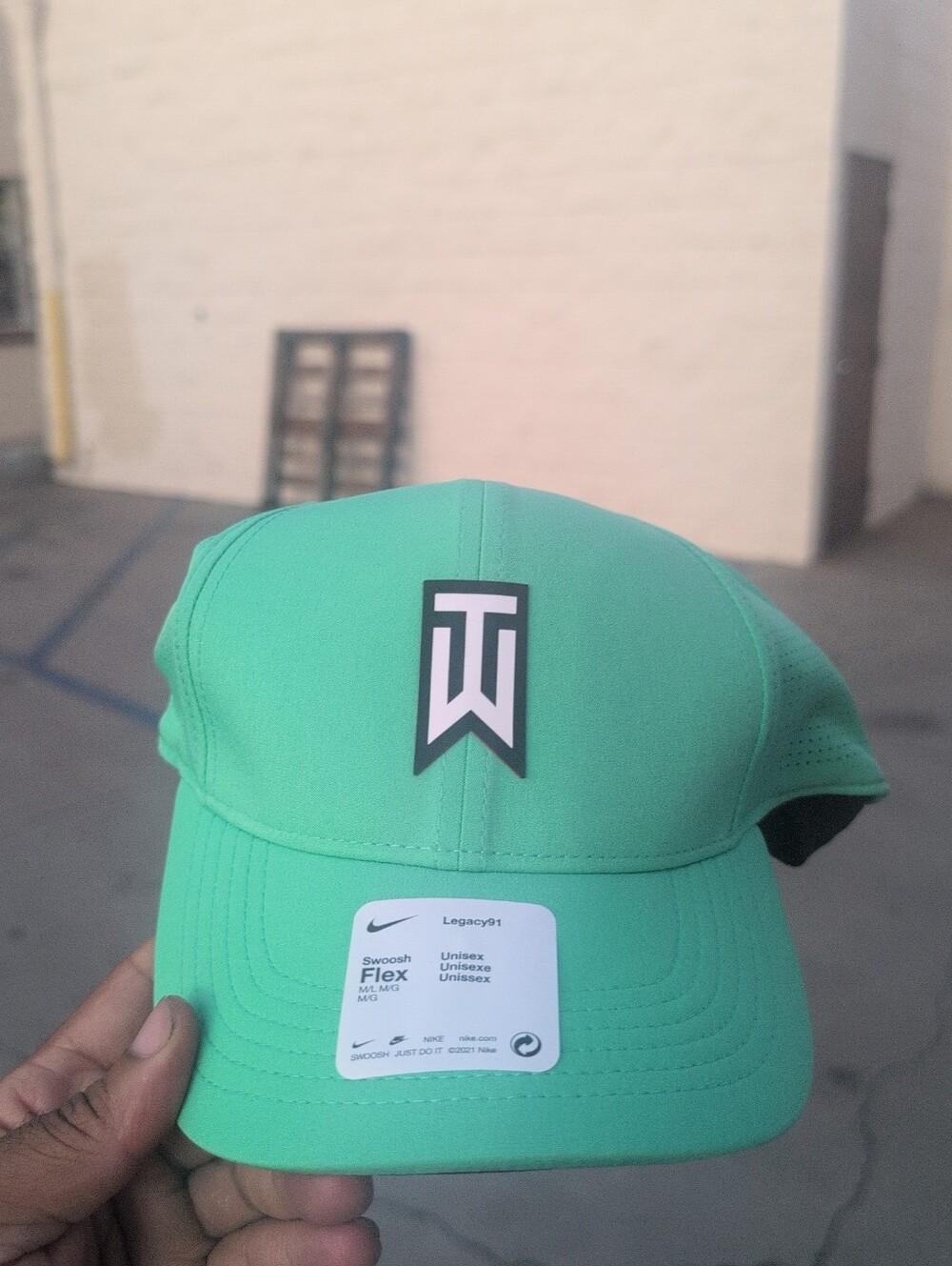 Nike TW Green Performance Legacy 91 Golf Hat Mens Size M/L NWT